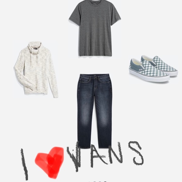 Vans Classic Slip-on Checkerboard Sneakers 😍 color theory Stormy weather 😍 - Picture 16 of 17